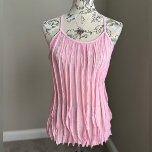 Vintage 90s Deb Pink Frilly Camisole